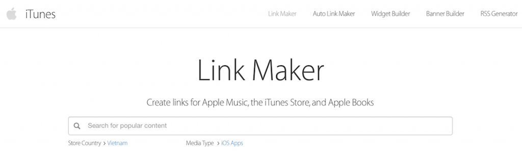 apple linkmaker
